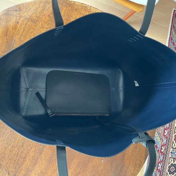 Mansur Gavriel Black Tote Bag - Picture 3 of 4